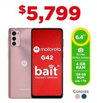 Bodega Aurrerá Motorola G42 128GB oferta