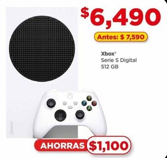 Bodega Aurrerá Xbox Serie S Digital 512GB oferta