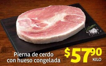 Soriana Mercado Pierna de Cerdo con Hueso Congelada oferta
