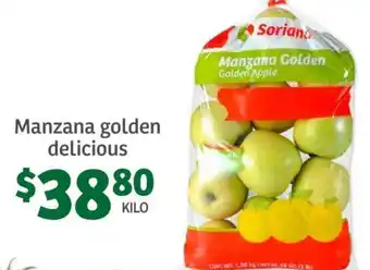 Soriana Mercado Manzana Golden Delicious oferta
