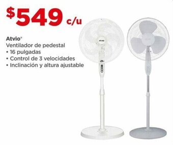 Bodega Aurrerá Atvio Ventilador de Pedestal oferta