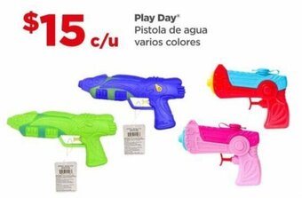 Bodega Aurrerá Play Day Pistola de Agua varios colores oferta