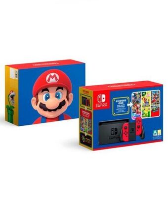 Gameplanet Consola nintendo switch 1.1 32gb mario choose one bundle oferta