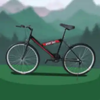 Waldos Bicicleta sportbike rodada 26 negra oferta