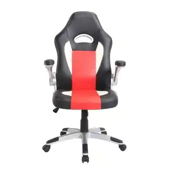 Sillon gamer vinipiel golden negro con rojo y brazos abatibles hc-c3361/ hc-h3661