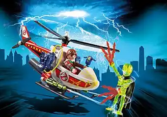 Playmobil 9385 venkman con helicóptero oferta