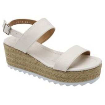 El Bodegón Sandalia casual para dama senties blanco 12-261 oferta