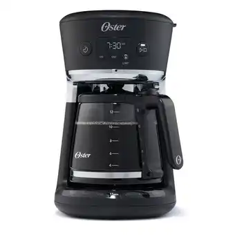 Cafetera programable para 12 tazas sistema colores oster