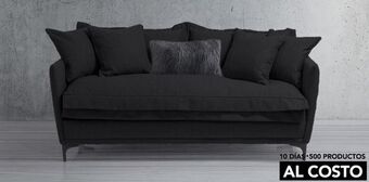 Casa de las Lomas Sofá berlín negro oferta