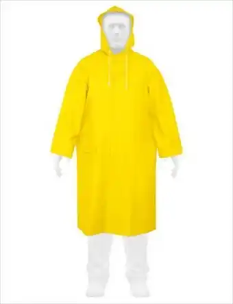 Truper, gabardina impermeable talla med pvc, pieza