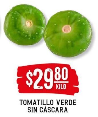 Tomatillo Verde Sin Cáscara