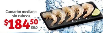 Soriana Híper Camarón Mediano sin Cabeza oferta