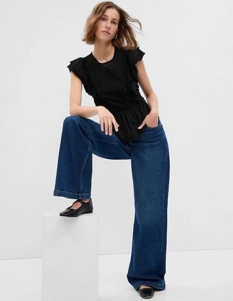 GAP Blusa manga corta para mujer oferta