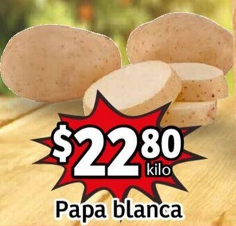 Soriana Híper Papa Blanca oferta