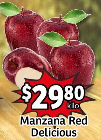 Soriana Híper Manzana Red Delicious oferta