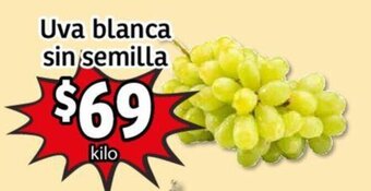 Soriana Híper Uva Blanca Sin Semilla oferta