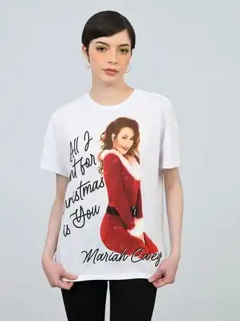 Cuidado con el Perro Playera estampado firma mariah carey oferta