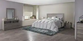 Muebles Dico Recámara king size / matrimonial riga gris 4 piezas oferta
