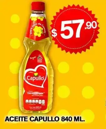 Aceite Capullo 840ml