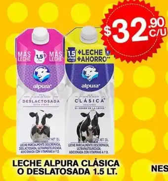 SuBodega Leche Alpura Clásica o Deslactosada 1.5 Lt. oferta