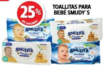 Farmacias Guadalajara Smudy's Toallitas Para Bebé oferta