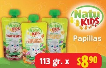 Farmacias Guadalajara Natu Kids Papillas 113 gr. oferta