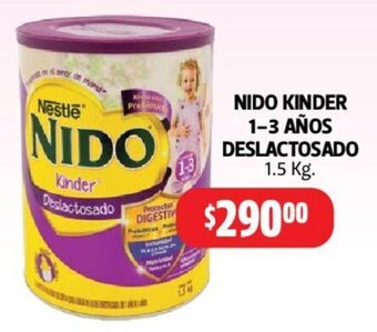 Farmacias Guadalajara Nido Kinder 1-3 Años Deslactosado 1.5 kg oferta