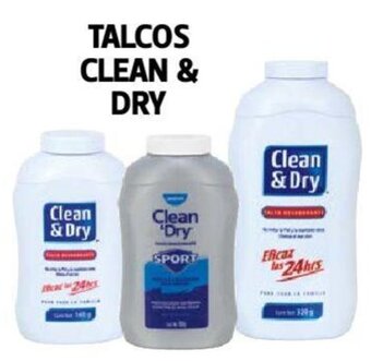 Farmacias Guadalajara Clean & Dry Talcos oferta
