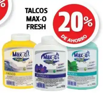 Farmacias Guadalajara Max-O Fresh Talcos oferta