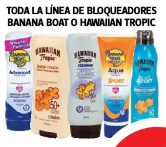 Toda la Línea de Bloqueadores Banana Boat o Hawaiian Tropic