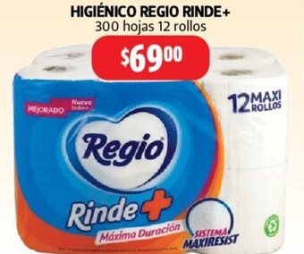 Farmacias Guadalajara Higiénico Regio Rinde+ oferta