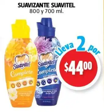 Farmacias Guadalajara Suavitel Suavizante 800 y 700 ml. oferta