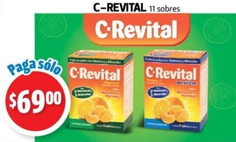 Farmacias Guadalajara C-Revital 11 sobres oferta