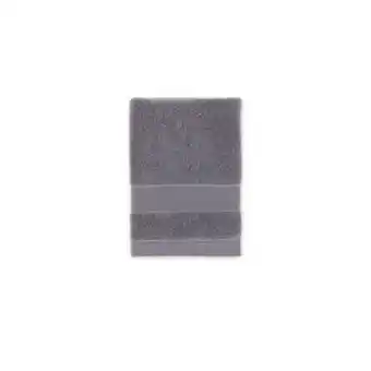Toalla facial de algodón turco wamsutta® classic color gris carbón
