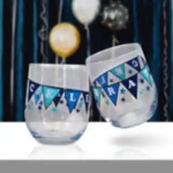 Waldos Vaso de vidrio decorado 497 ml oferta