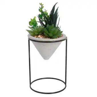 Planta artificial concepts life blanco verde 415-71284