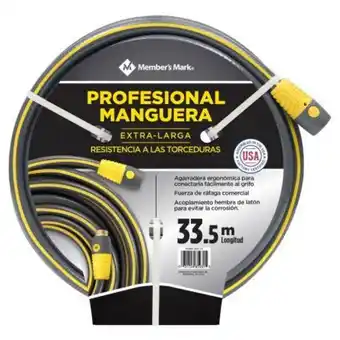 Sam's Club Manguera member's mark profesional extra larga 33.5 m oferta