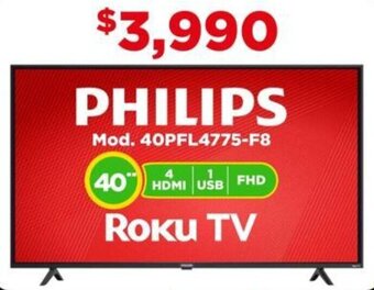 Bodega Aurrerá Philips Roku TV 40" oferta