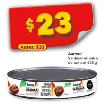 Aurrera Sardinas en Salsa de Tomate 425g