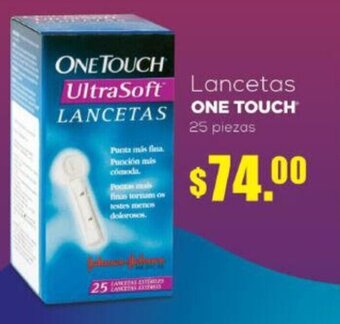 Farmacias Similares Lancetas One Touch 25 piezas oferta
