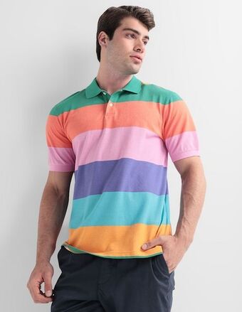 GAP Playera tipo polo para hombre oferta