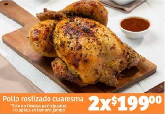 Soriana Híper Pollo Rostizado Cuaresma oferta