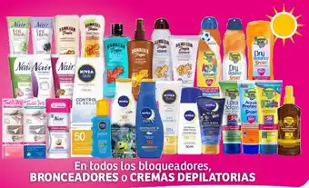 Soriana Híper Bronceadores o Cremas Depilatorias En Todos Los Bloqueadores oferta