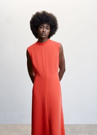 Vestido largo lazo