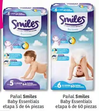 Soriana Híper Pañap Smiles Baby Essentials Etapa 5 de 64 piezas oferta