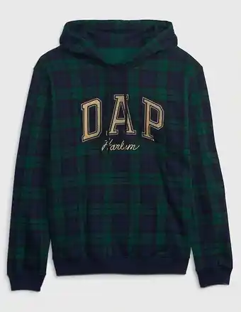 Sudadera estampado a cuadros para hombre