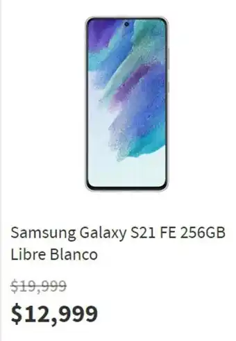 Elektra Samsung Galaxy S21 256GB Libre Blanco oferta