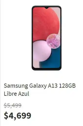 Samsung Galaxy A13 128GB Libre Azul