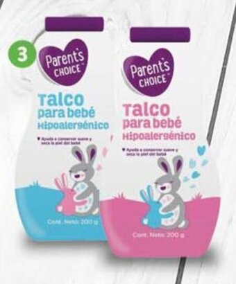 Talco para Bebe Parent's Choice 200g