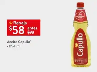Walmart Aceite Capullo 854ml oferta